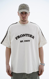 Frontier Patch Detay Kemik Oversize Tshirt JC01 26Y125