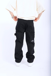 Fsbn Chaotic Nakışlı Siyah Baggy Jean P932