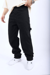 Fsbn Chaotic Nakışlı Siyah Baggy Jean P932