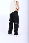 Fsbn Chaotic Nakışlı Siyah Baggy Jean P932