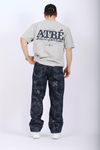 Fsbn Desenli Baggy Jean Pantolon P933