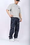 Fsbn Desenli Baggy Jean Pantolon P933