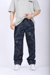 Fsbn Desenli Baggy Jean Pantolon P933