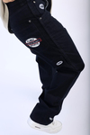 Fubu Lacivert Patch Detay Jean Pantolon P908
