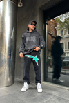 Füme Acid Wash Oversize Dad Sweatshirt SW997
