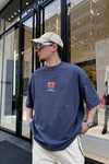 Füme Evolution Baskılı Oversize Tshirt  T622