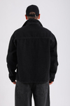 Füme Jean Kumaş Oversize Gömlek G146