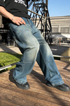 Fundayz Acid Wash Eskitme Detay  Mavi Jean Pantolon P954