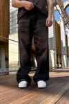 Fundayz Acid Wash Kahve Jean Pantolon P953