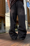 Fundayz Acid Wash Kahve Jean Pantolon P953