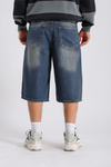 Fundayz Acid Wash Mavi Eskitme Jean Şort S262
