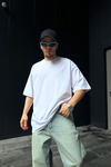 Fundayz Beyaz Basic Oversize Tshirt T878