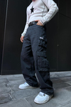 Fundayz Çift Cepli Antrasit Baggy Pantolon P854