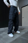 Fundayz Çift Cepli Antrasit Baggy Pantolon P854