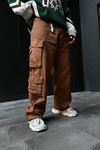 Fundayz Çift Cepli Taba Baggy Pantolon P852