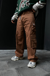Fundayz Çift Cepli Taba Baggy Pantolon P852