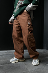 Fundayz Çift Cepli Taba Baggy Pantolon P852