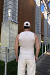 Fundayz Fitilli Kumaş Bej Fit Atlet T1147