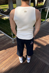 Fundayz Fitilli Kumaş Krem Fit Atlet T1149