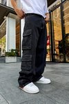 Fundayz Füme Baggy Kargo Jean Pantolon P743