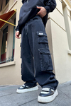 Fundayz Füme Baggy Kargo Jean Pantolon P743