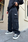 Fundayz Füme Baggy Kargo Jean Pantolon P743
