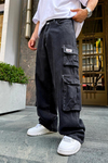 Fundayz Füme Baggy Kargo Jean Pantolon P743