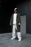 Fundayz Haki Oversize Longsweatshirt SW1067
