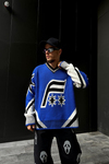 Fundayz Mavi Oversize Kazak SW1075