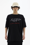 Girls Baskılı Siyah Oversize Tshirt CT01 26CY011