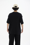 Girls Baskılı Siyah Oversize Tshirt CT01 26CY011