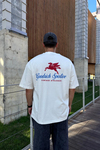 Goodrich Baskılı Krem Oversize Tshirt T1187