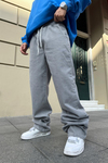 Gri Basic Baggy Jean Pantolon P783