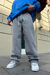 Gri Basic Baggy Jean Pantolon P783