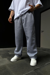 Gri Lastik Paça Basic Eşofman ESF509