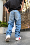 Half  Pocket Blue Jean Pantolon P634