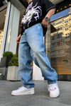 Half  Pocket Blue Jean Pantolon P634