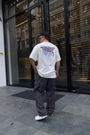 Heavy Jam Baskılı Beyaz Oversize Tshirt T585