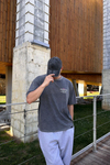 Heritage Füme Acid Wash İnce Kumaş Oversize Tshirt T1113