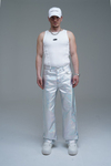Hologram Efektli Baggy Jean Pantolon