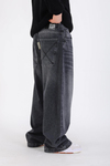Homeboy Acid Wash Füme Baggy Jean Pantolon P1127