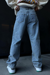 Homme Baskılı Jean Pantolon P826
