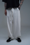 İnce Kumaş Bej Baggy Pantolon CT01 6517-8