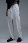 İnce Kumaş Bej Baggy Pantolon CT01 6517-8