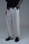 İnce Kumaş Bej Baggy Pantolon CT01 6517-8