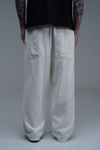 İnce Kumaş Bej Baggy Pantolon CT01 6517-8