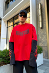 Iron Fish Baskılı Sleeved Sweatshirt SW870