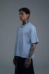 JR Açık Mavi Boxy Fit Basic Oversize Tshirt