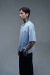 JR Açık Mavi Boxy Fit Basic Oversize Tshirt
