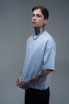 JR Açık Mavi Boxy Fit Basic Oversize Tshirt